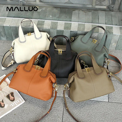 Women's Genuine Leather Handbag – Vintage Crossbody &amp; Shoulder Bag