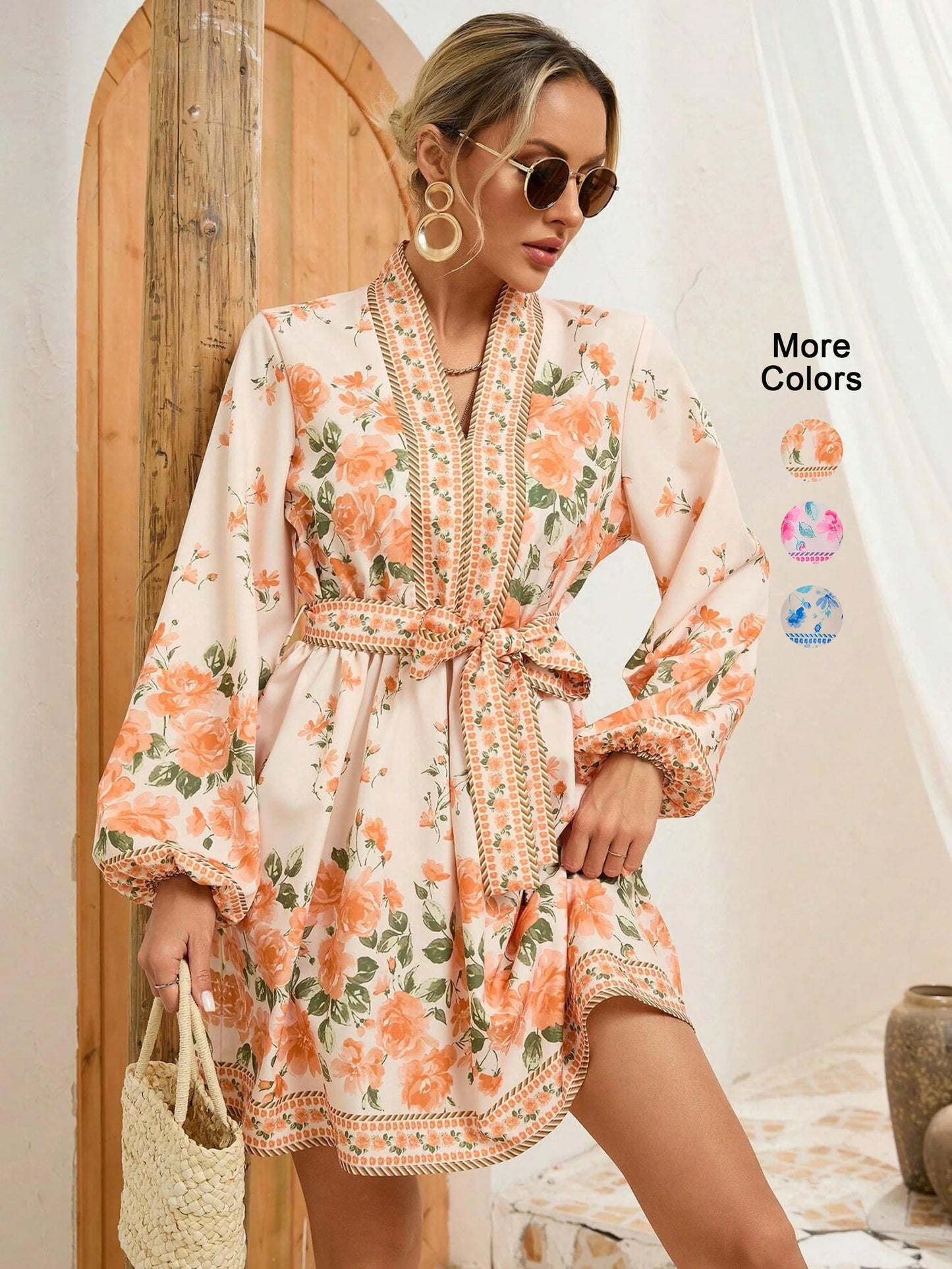 Vestido Floral Elegance – Charme & Feminilidade
