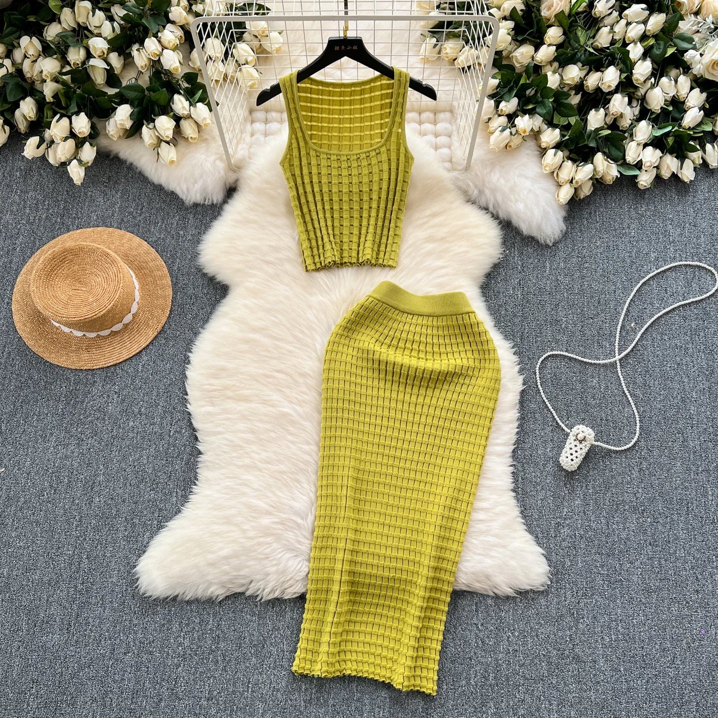 Conjunto Summer Knit – Elegância & Leveza