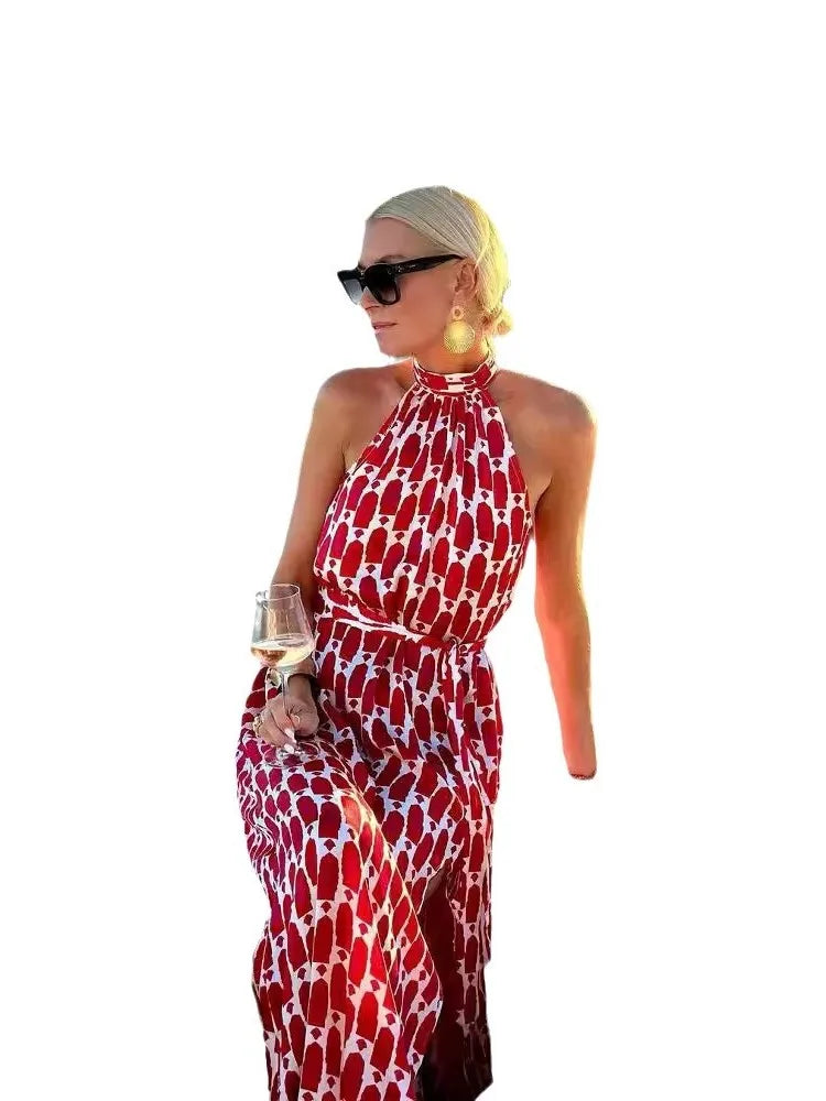 Vestido Halter Summer – Elegância & Liberdade