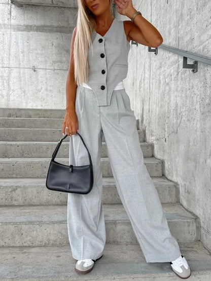 Conjunto Stripes Office – Elegância & Modernidade