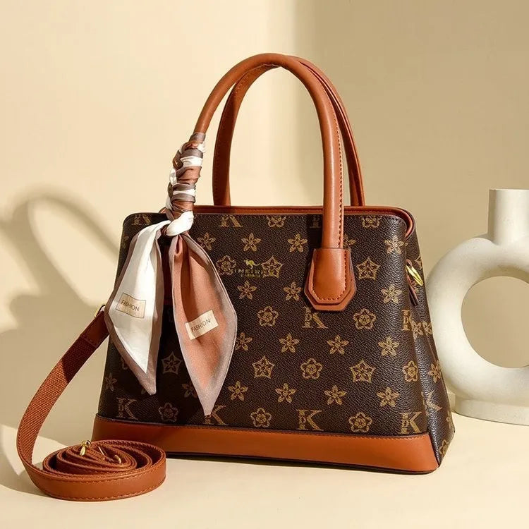 Bolsa Bucket Estampa Retrô Grande Capacidade