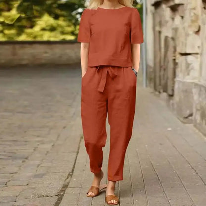 Linen & Cotton Set – Natural Elegance for Light Days