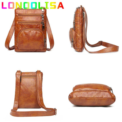 Bolsa Feminina “Many Pockets” – Flap Retrô com Múltiplos Bolsos & Alça Ombro/Transversal