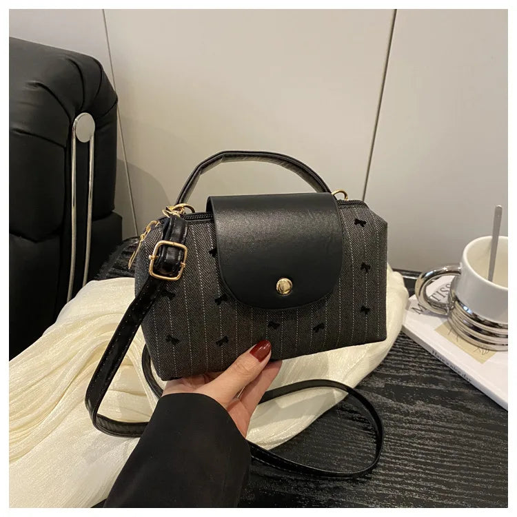 Bolsa Feminina Bucket/Underarm 2025 – Alça Multi-Way com Laço & Versatilidade