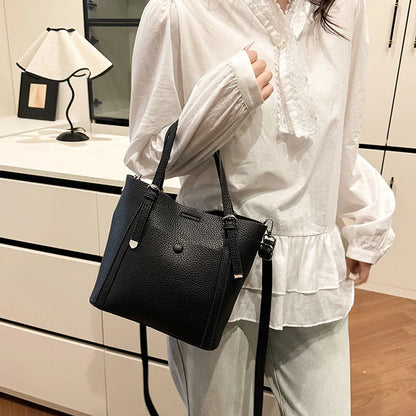 Conjunto Feminino Bucket Bag 2025 – Tote & Transversal Versátil para Dia e Noite