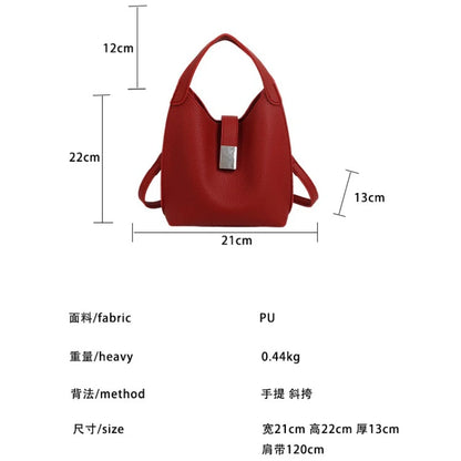 Bolsa Feminina Tote 2025 – Versátil Bucket/Bolsa Ombro & Transversal de Alta Capacidade