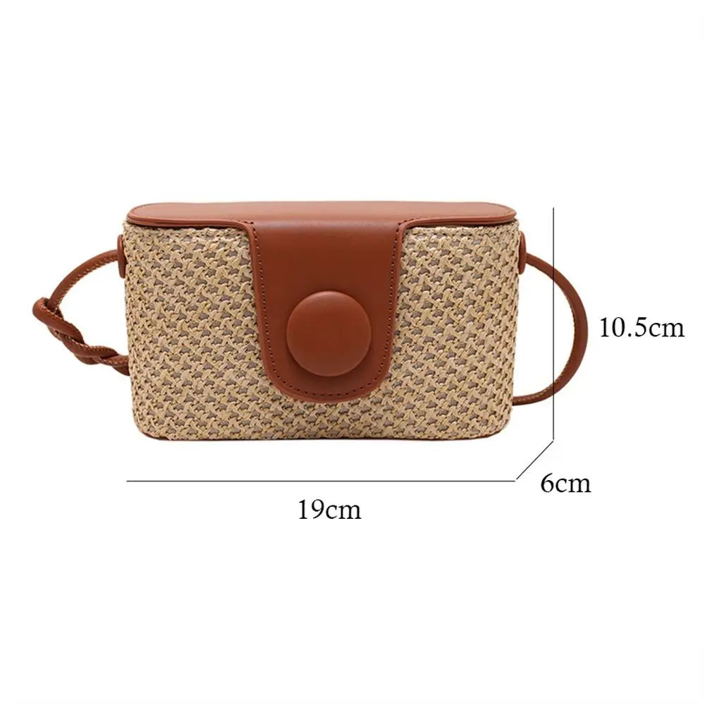 Bolsa Rattan Boho – Charme Natural e Estilo Versátil para Verão & Vida Urbana
