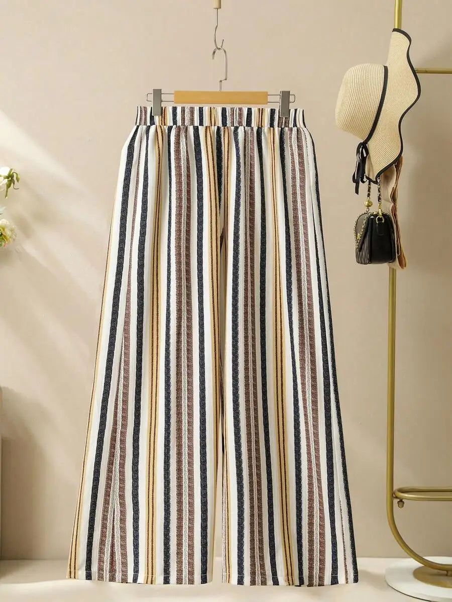 Conjunto Autumn Stripes – Elegância Atemporal