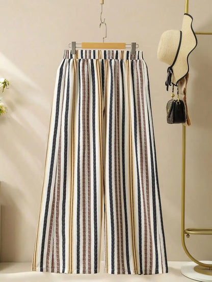 Conjunto Autumn Stripes – Elegância Atemporal