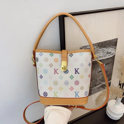 Bucket Bag Feminina Luxury 2025 – Versátil Ombro/Transversal