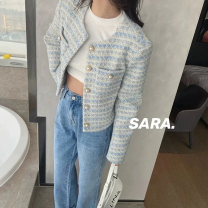 Pearl Button Knit Cardigan – Casual Elegance