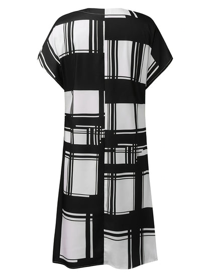 Vestido Geo Summer – Estilo & Leveza