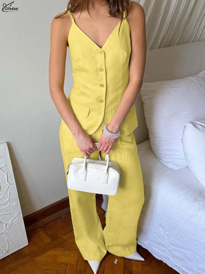 Conjunto Elegant Yellow – Algodão Premium