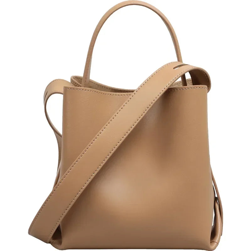Bolsa Bucket Couro Legítimo Luxury