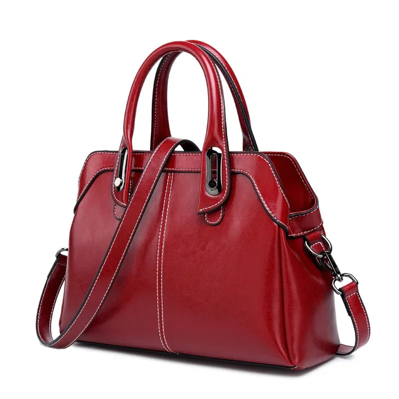Bolsa Feminina Couro Legítimo – Top Handle, Shoulder & Crossbody