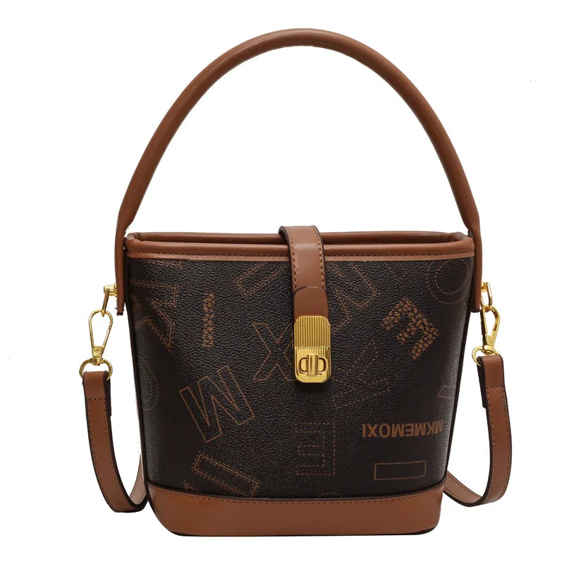 Bolsa Bucket Estampada “Autumn” – Versátil Dia & Noite