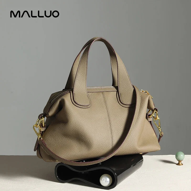 Women's Genuine Leather Handbag – Vintage Crossbody &amp; Shoulder Bag