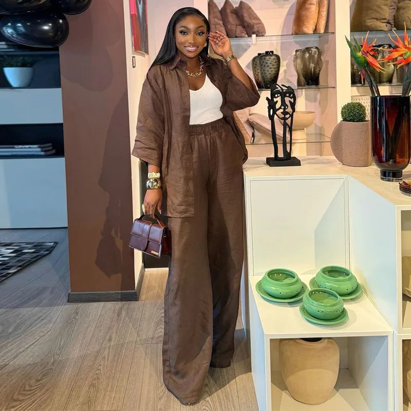 Conjunto Linen Elegance – Sofisticação Natural