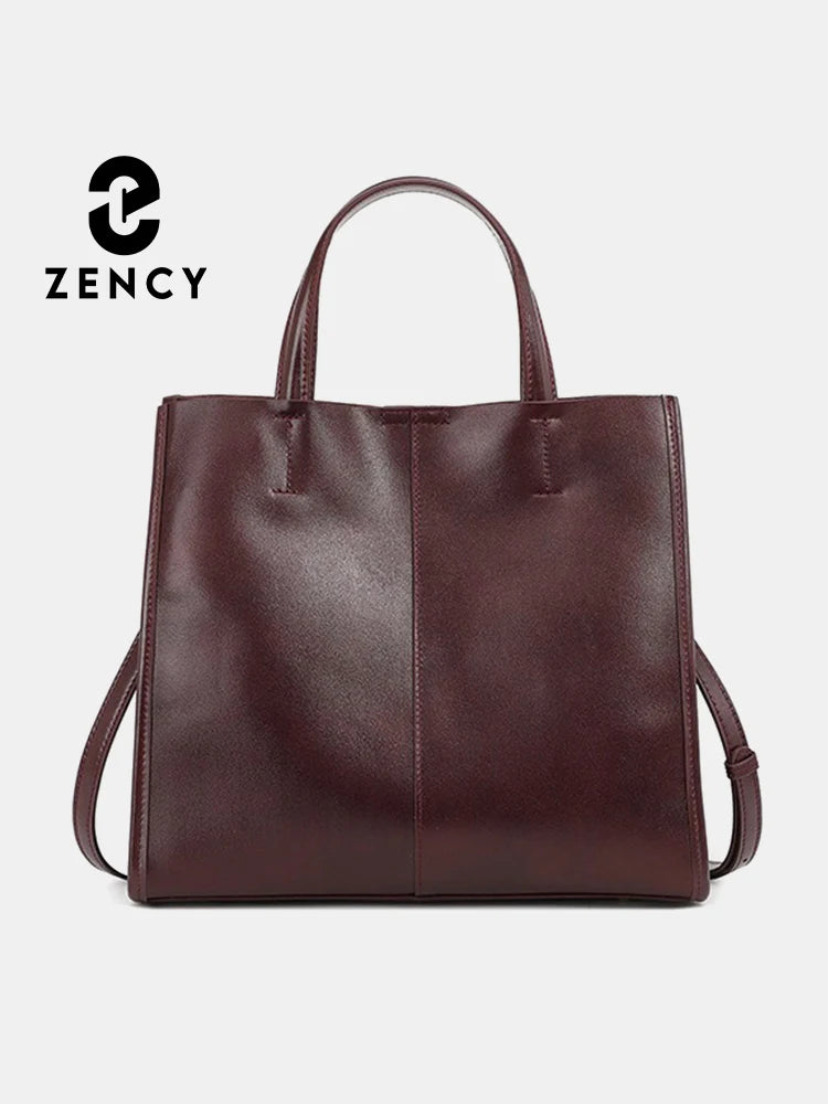 Bolsa Zency em Couro Legítimo – Shopper & Crossbody Vintage