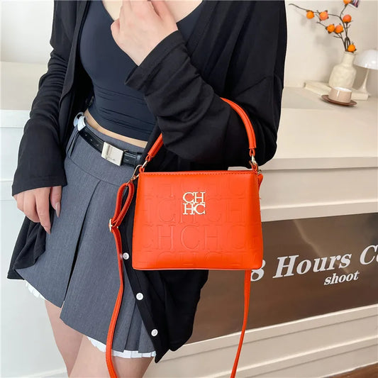 ‌Bolsa Tote Letter Print Versátil