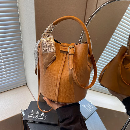 Bolsa Bucket Retro Soft Leather