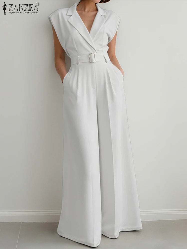 Macacão Office Modern – Elegância Leve para o Dia a Dia Profissional