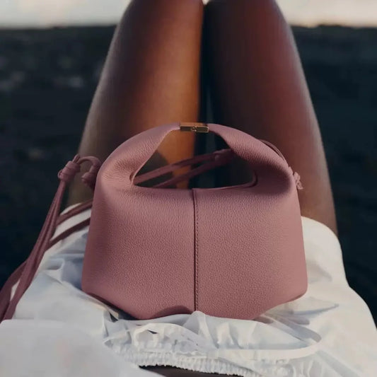 Bolsa Feminina Pol Bento – Couro Estilo French Dumpling