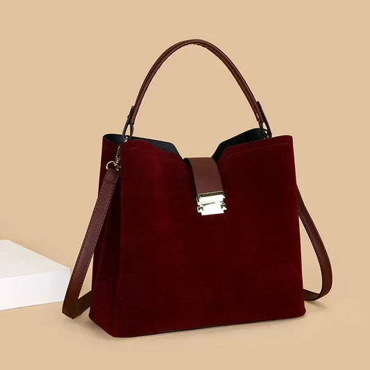 Bolsa Feminina PU com Fecho Hasp – Clássica e Versátil