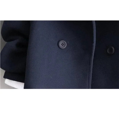 Tailored Luxe Coat – Premium Wool & Double-Breasted