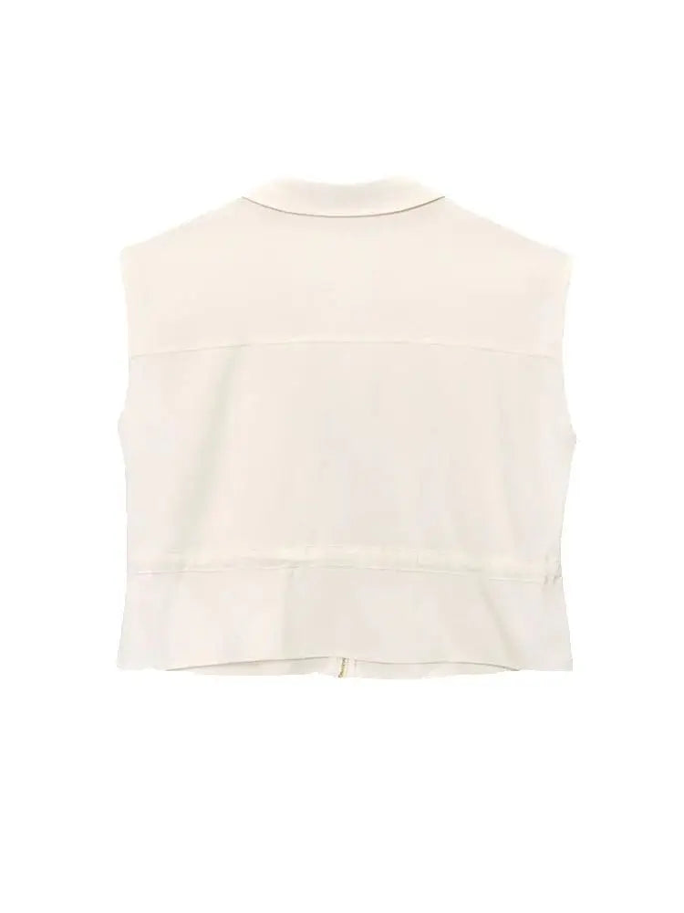 Conjunto Feminino 2 Peças Safari – Top Estilo & Calça Cintura Elástica