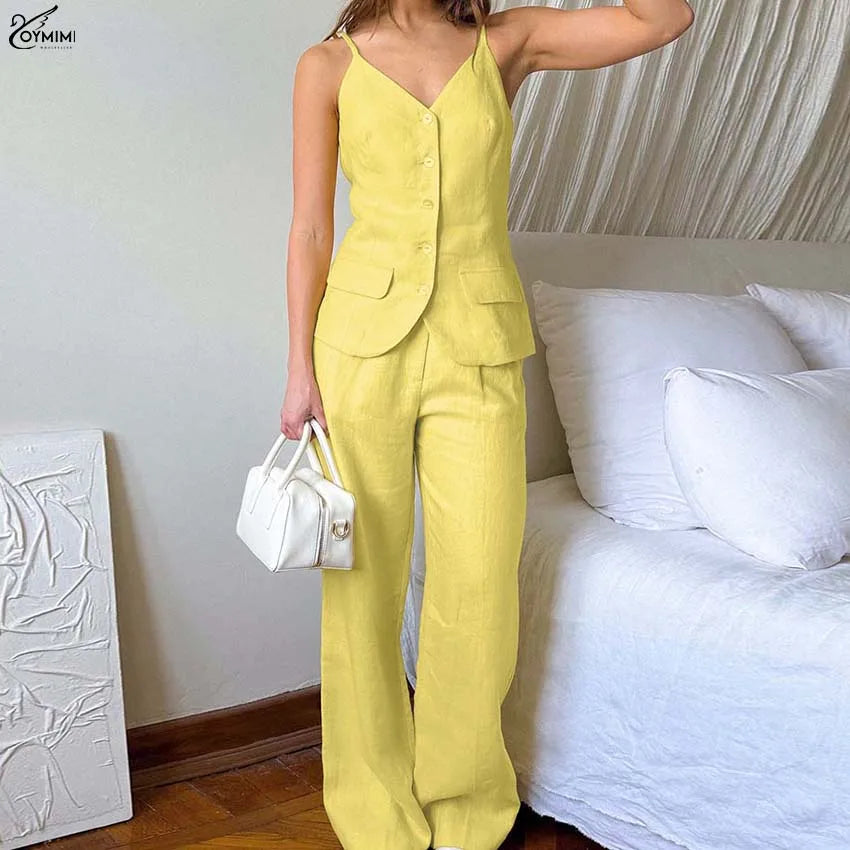 Conjunto Elegant Yellow – Algodão Premium