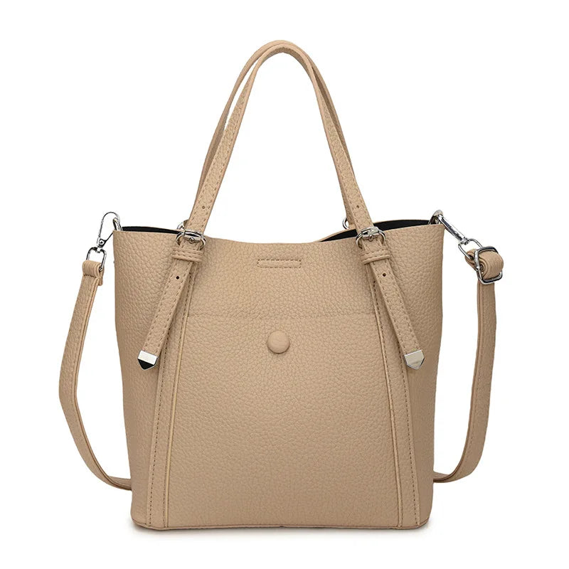 Conjunto Feminino Bucket Bag 2025 – Tote & Transversal Versátil para Dia e Noite