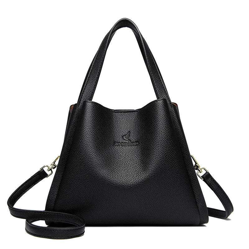 Bolsa Feminina Couro  – Grande Capacidade Tote & Crossbody