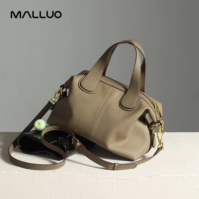 Women's Genuine Leather Handbag – Vintage Crossbody &amp; Shoulder Bag