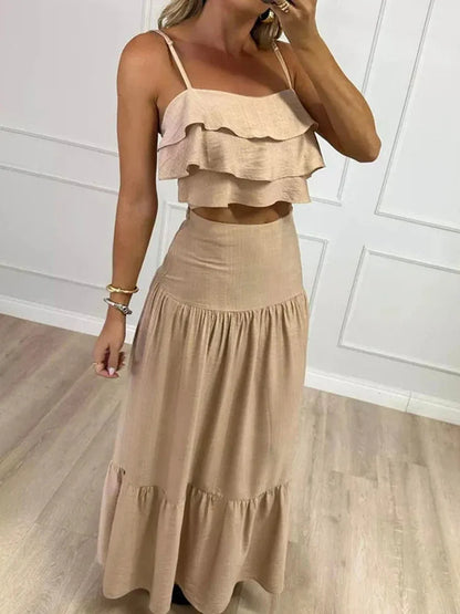 Conjunto Boho Linen – Elegância Leve para Dias de Verão