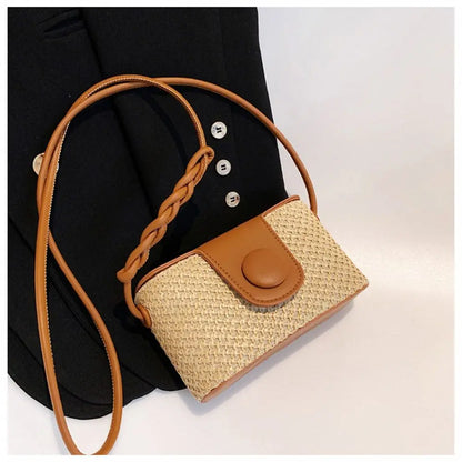 Bolsa Rattan Boho – Charme Natural e Estilo Versátil para Verão & Vida Urbana