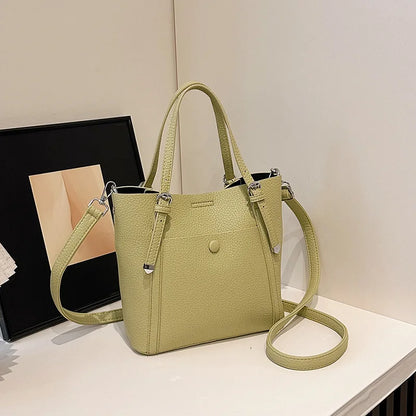 Conjunto Feminino Bucket Bag 2025 – Tote & Transversal Versátil para Dia e Noite