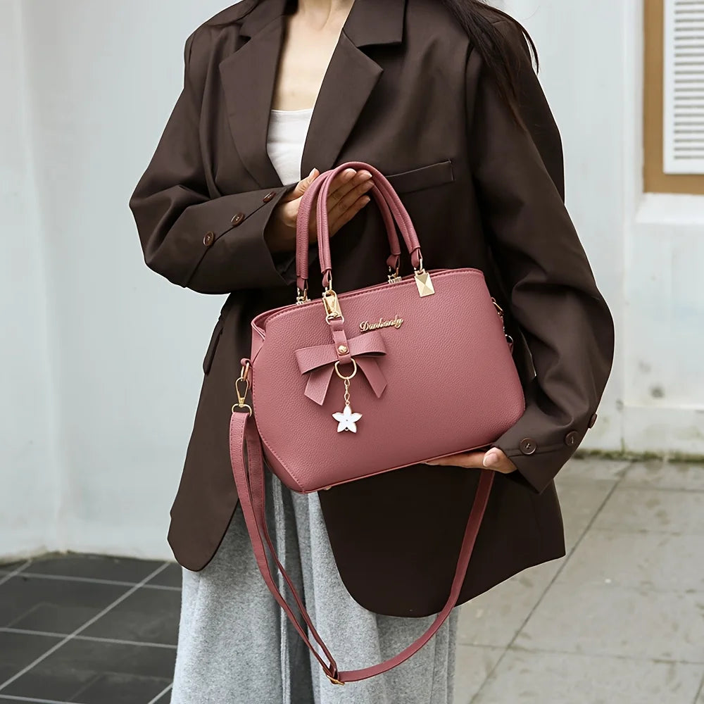 Bolsa Shoulder Laço Elegante