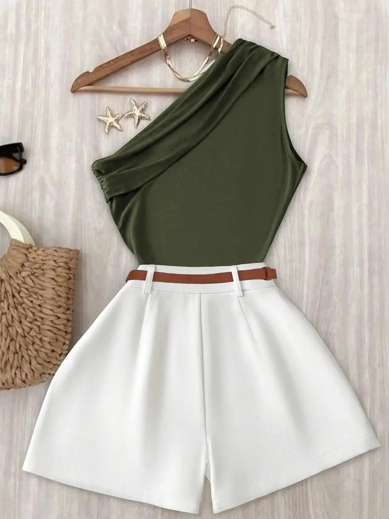 Conjunto Feminino 2 Peças Clássico – Elegância & Conforto Versátil para Todas as Ocasiões