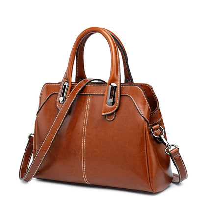 Bolsa Feminina Couro Legítimo – Top Handle, Shoulder & Crossbody