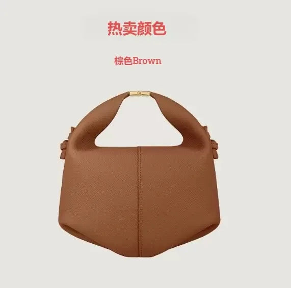 Bolsa Feminina Pol Bento – Couro Estilo French Dumpling