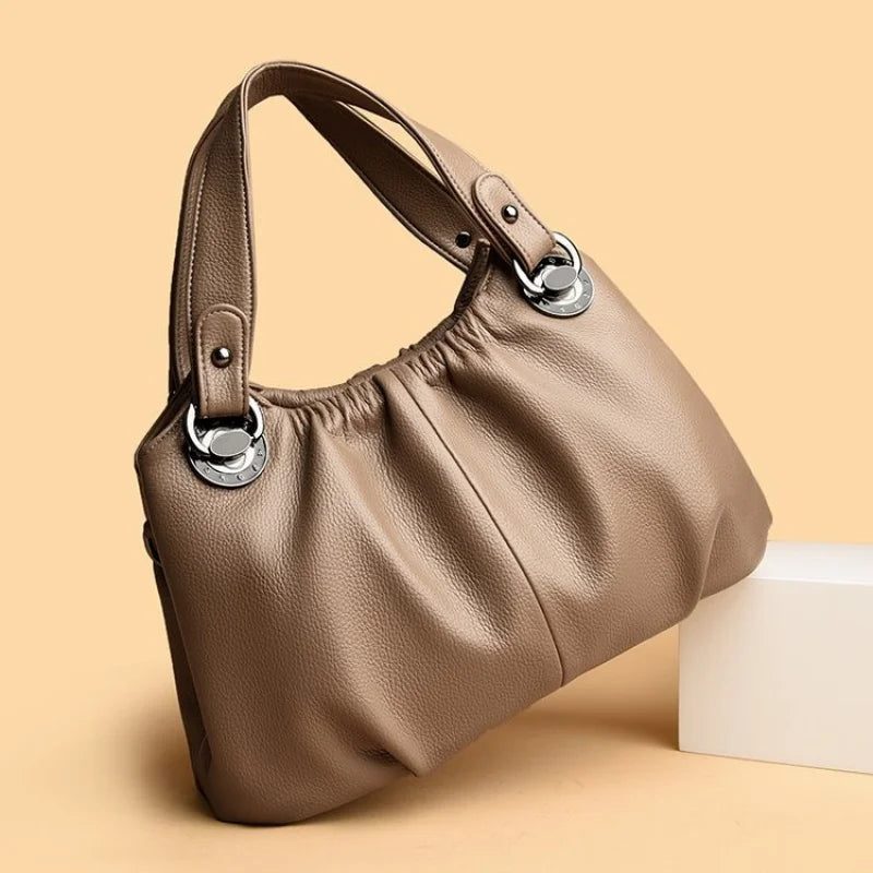 Bolsa Feminina Crossbody Couro Luxo – Design Casual & Clássico