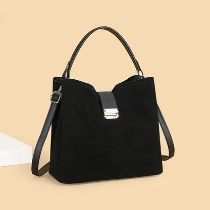 Bolsa Feminina PU com Fecho Hasp – Clássica e Versátil