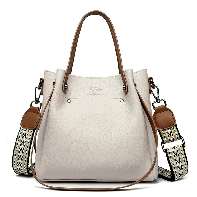 Women's Leather Bag – Large Tote/Shoulder &amp; Crossbody