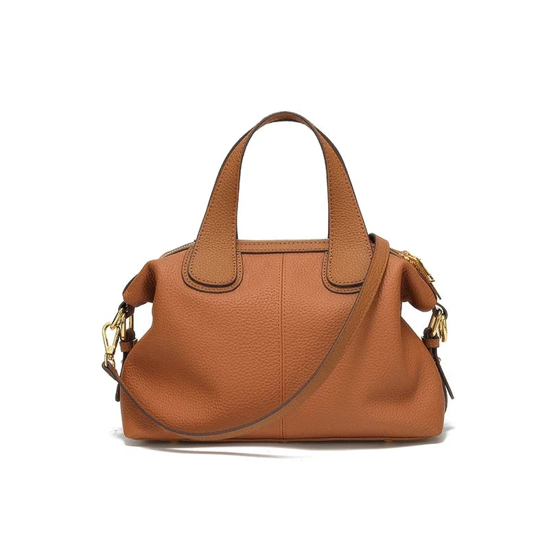 Women's Genuine Leather Handbag – Vintage Crossbody &amp; Shoulder Bag