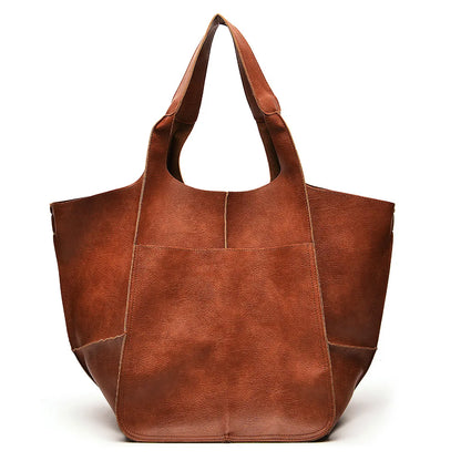 Women's Soft Tote Bag – Large Capacity & Retro Style
