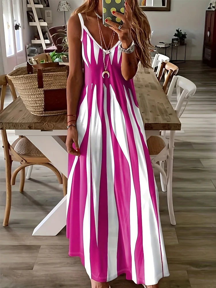 Vestido Abstract Maxi – Arte & Leveza