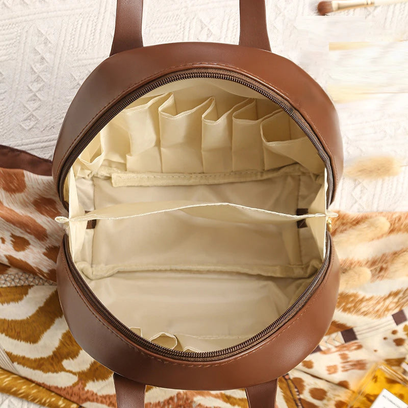 Necessaire Shell com Grande Capacidade – Organizadora de Maquiagem