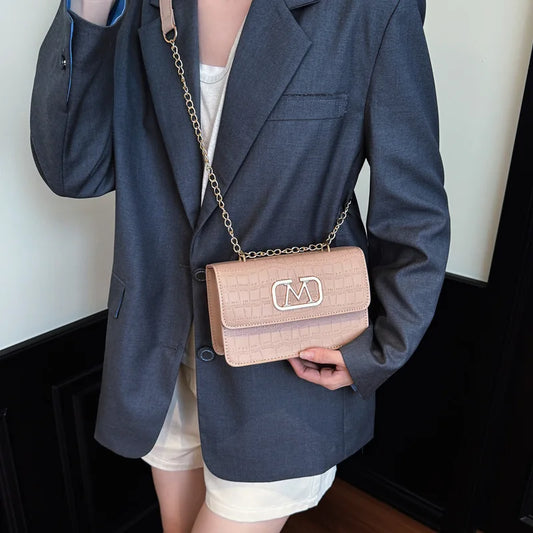Bolsa Shoulder Minimalista Square Luxo